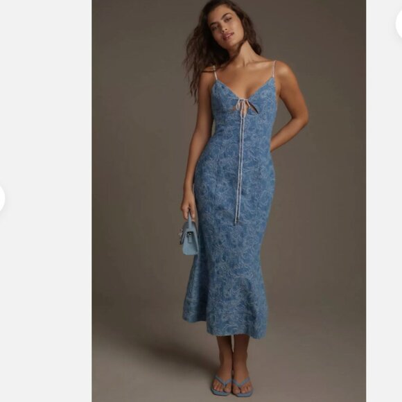 Brand New Elliatt Jazz Mermaid Midi Dress - Picture 1 of 7